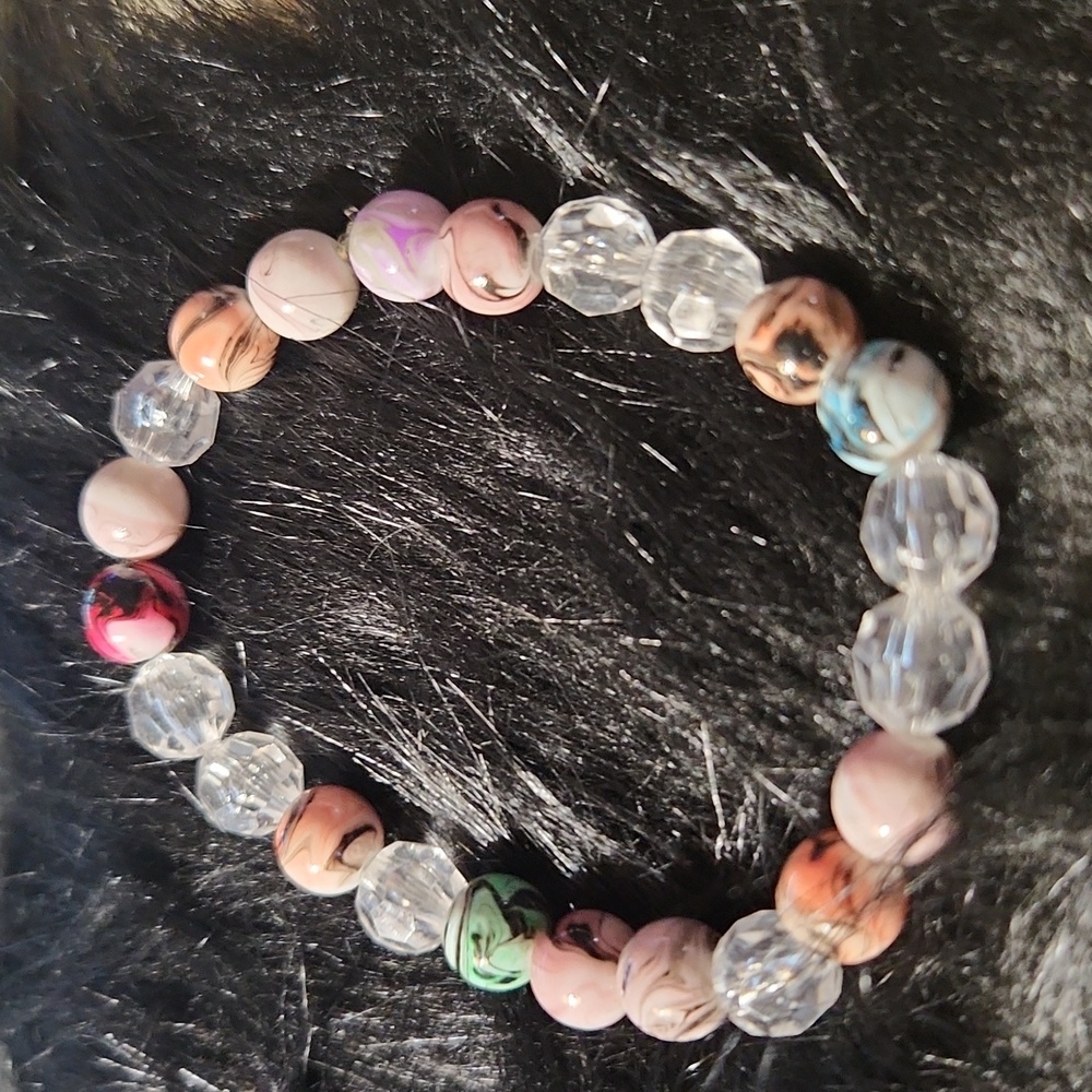 Handcrafted beaded bracelet